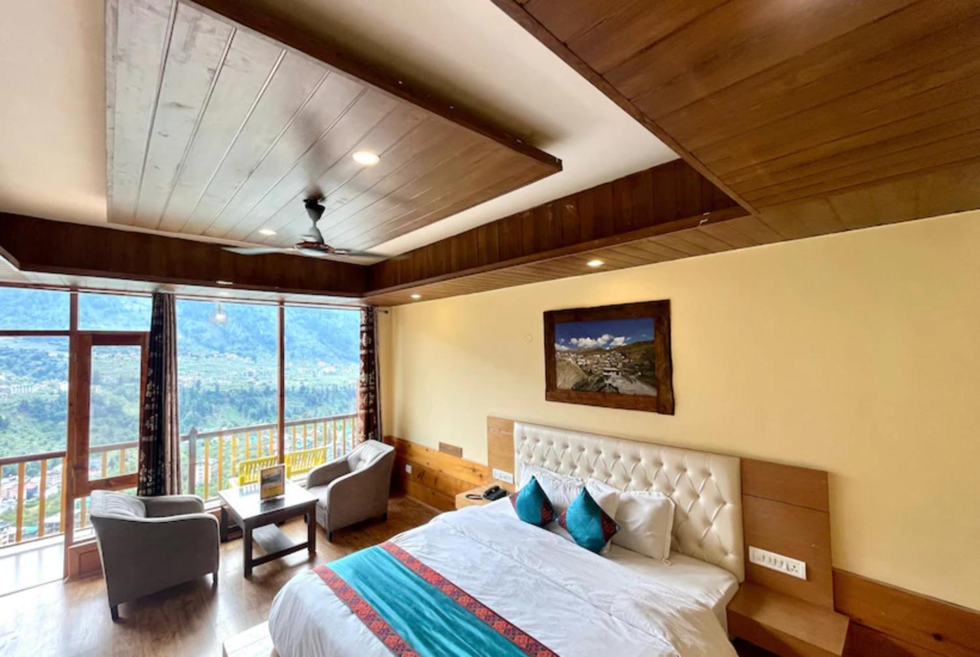 Goroomgo Hotel Bd Resort Manali - Excellent Stay With Family, Parking Facilities Exterior foto