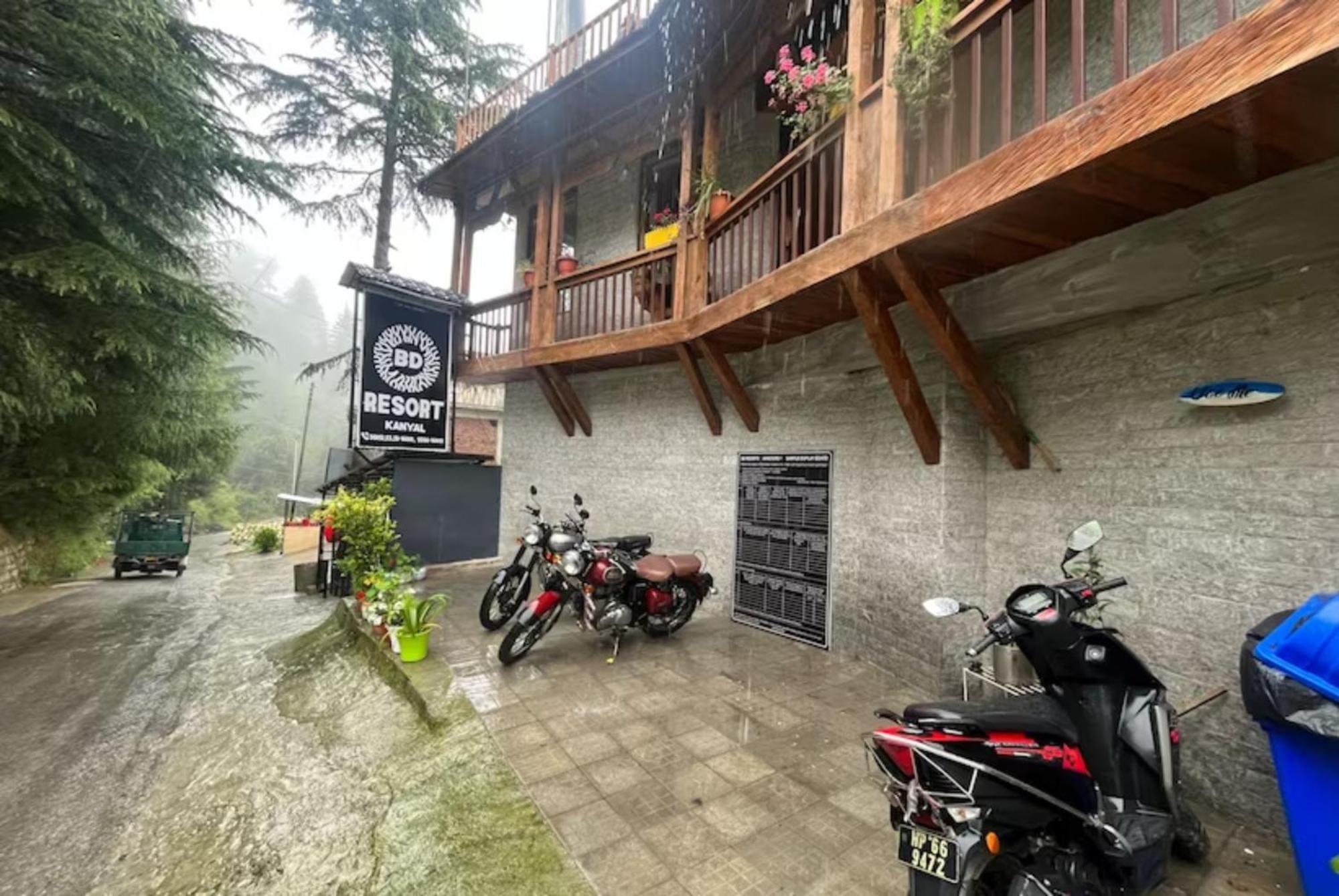 Goroomgo Hotel Bd Resort Manali - Excellent Stay With Family, Parking Facilities Exterior foto