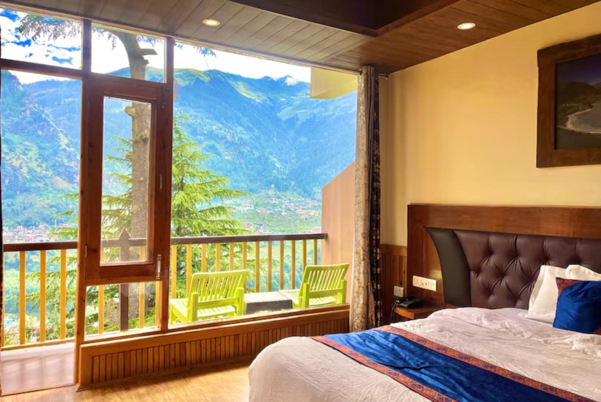 Goroomgo Hotel Bd Resort Manali - Excellent Stay With Family, Parking Facilities Exterior foto