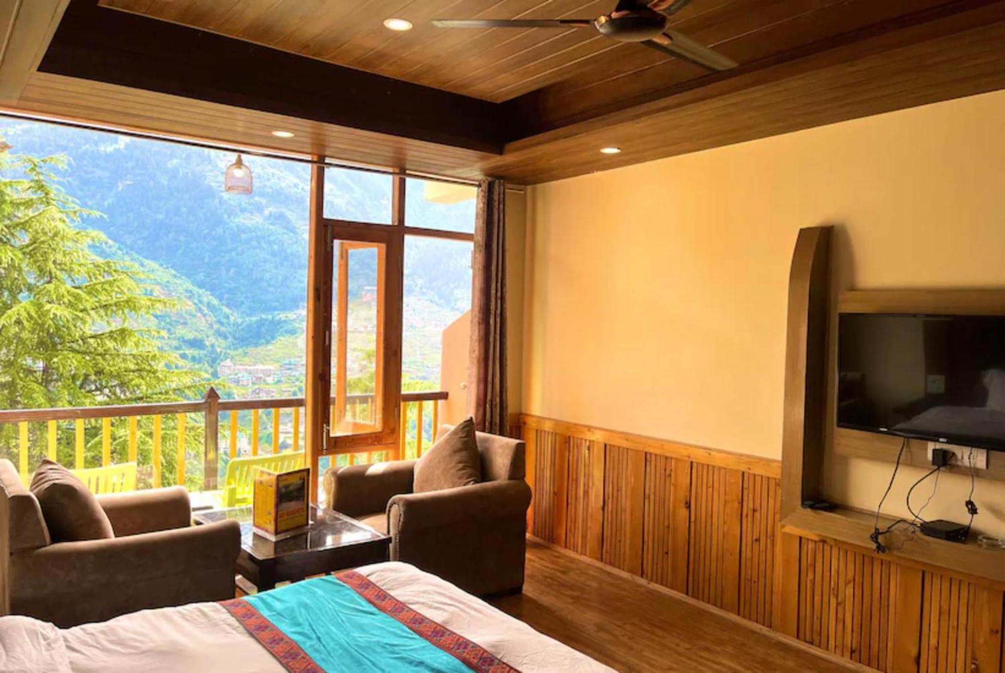 Goroomgo Hotel Bd Resort Manali - Excellent Stay With Family, Parking Facilities Exterior foto