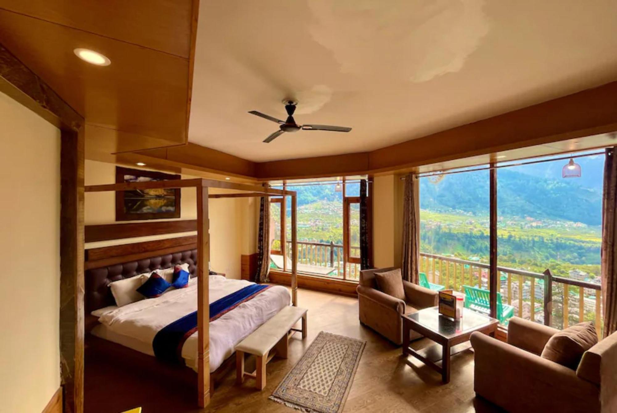 Goroomgo Hotel Bd Resort Manali - Excellent Stay With Family, Parking Facilities Exterior foto