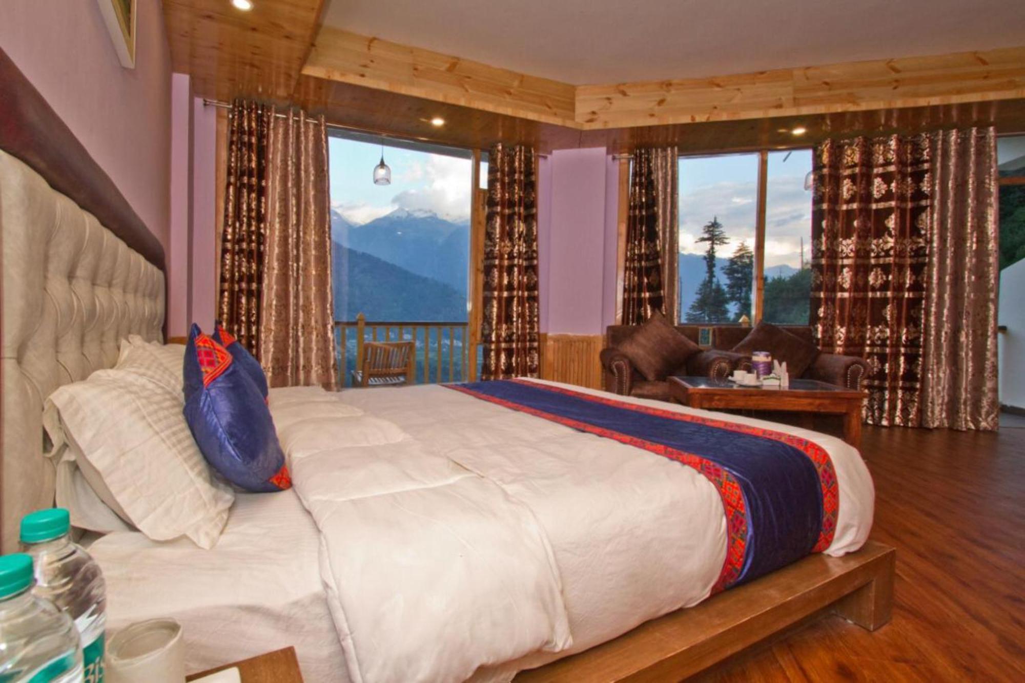 Goroomgo Hotel Bd Resort Manali - Excellent Stay With Family, Parking Facilities Exterior foto