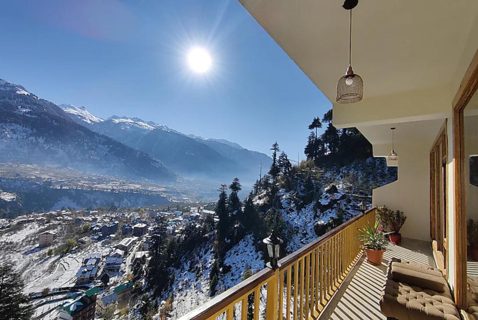 Goroomgo Hotel Bd Resort Manali - Excellent Stay With Family, Parking Facilities Exterior foto