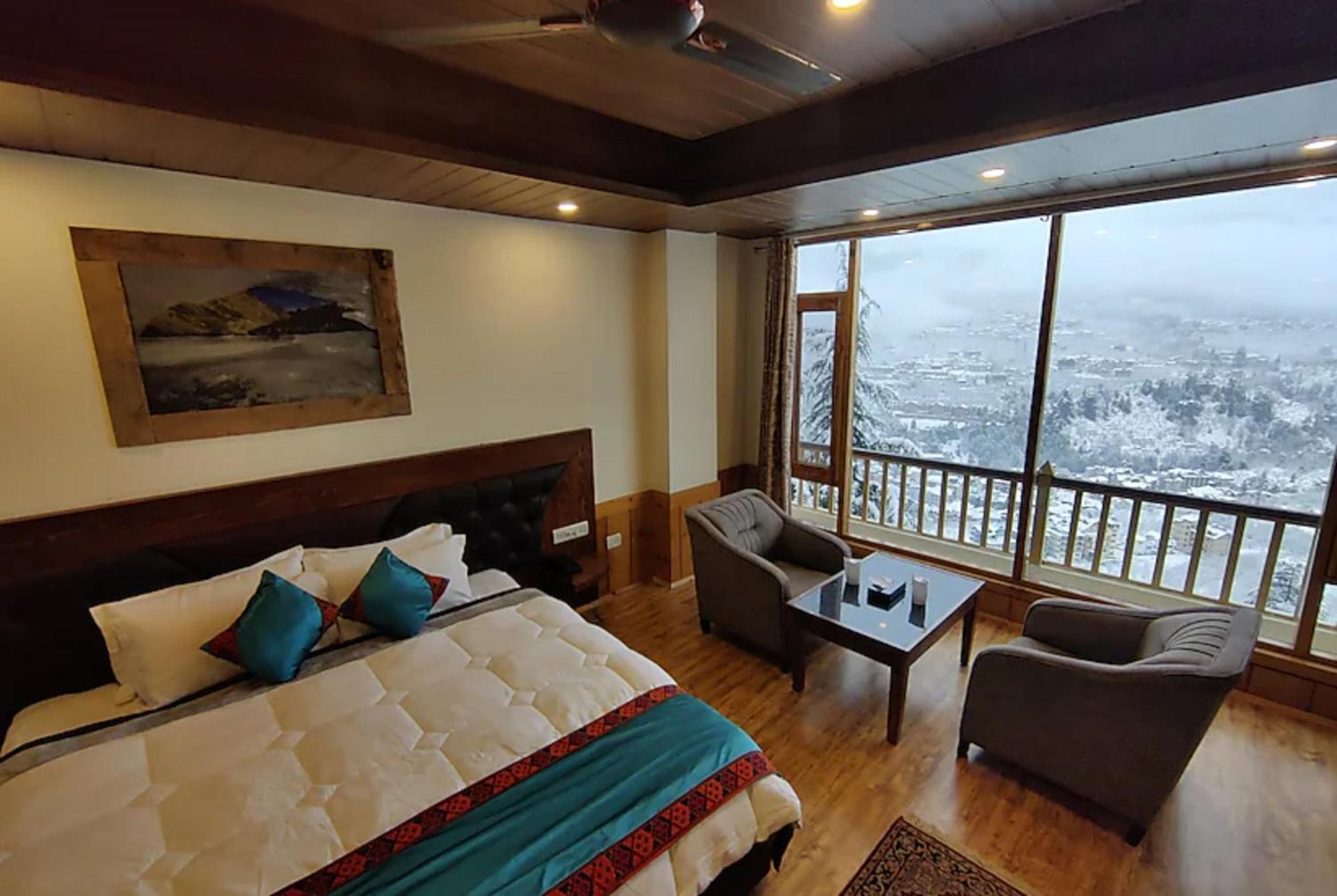 Goroomgo Hotel Bd Resort Manali - Excellent Stay With Family, Parking Facilities Exterior foto