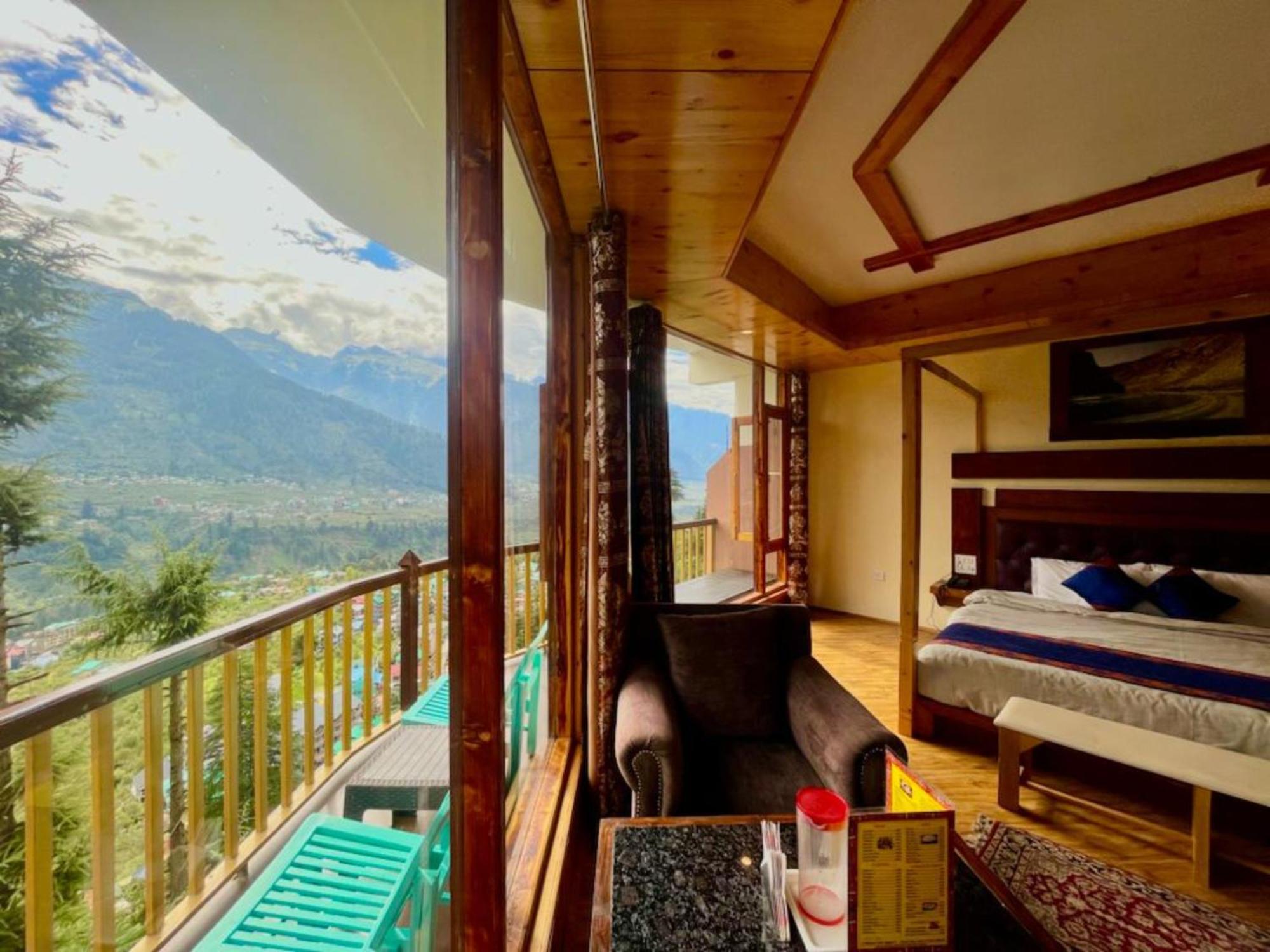 Goroomgo Hotel Bd Resort Manali - Excellent Stay With Family, Parking Facilities Exterior foto