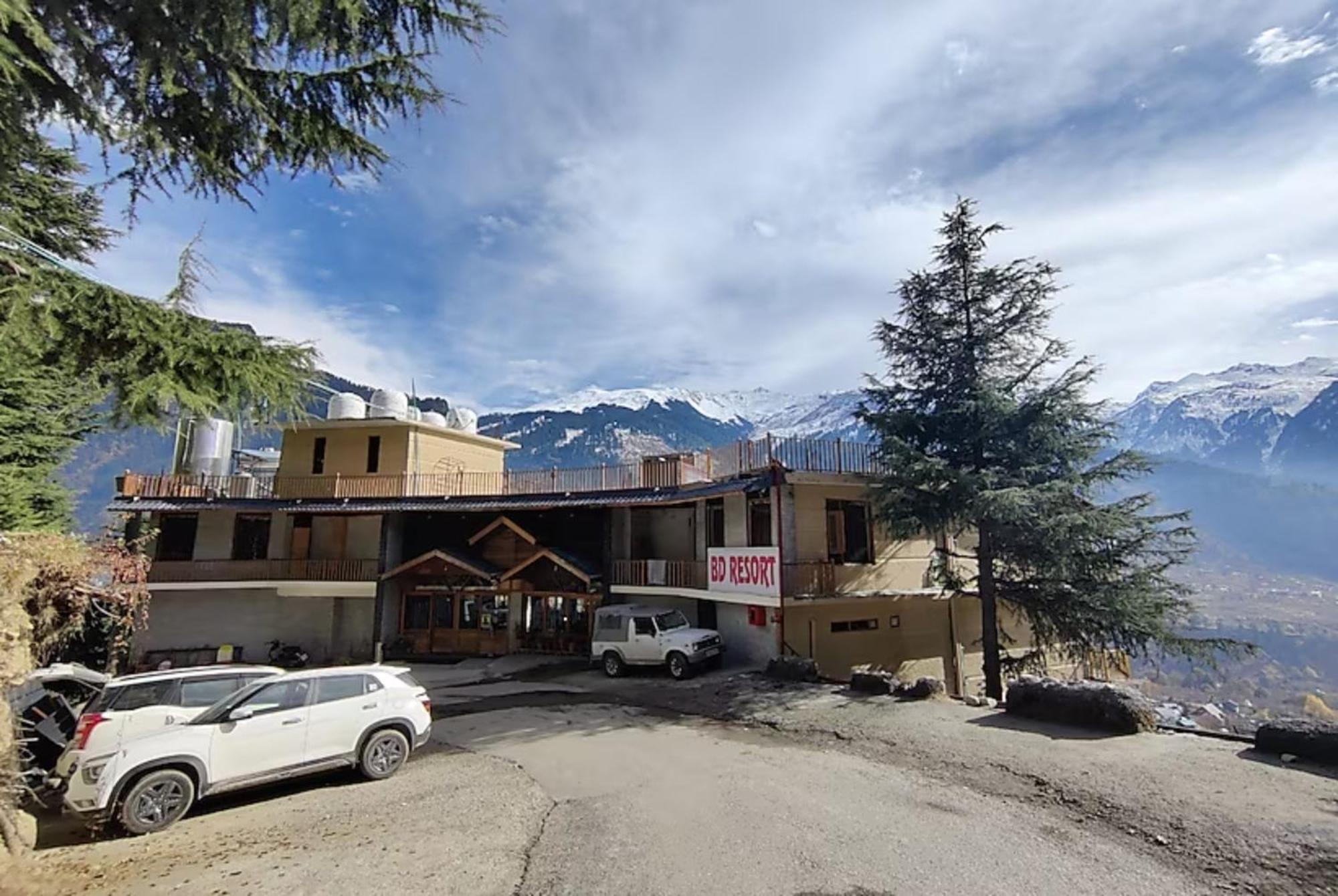 Goroomgo Hotel Bd Resort Manali - Excellent Stay With Family, Parking Facilities Exterior foto