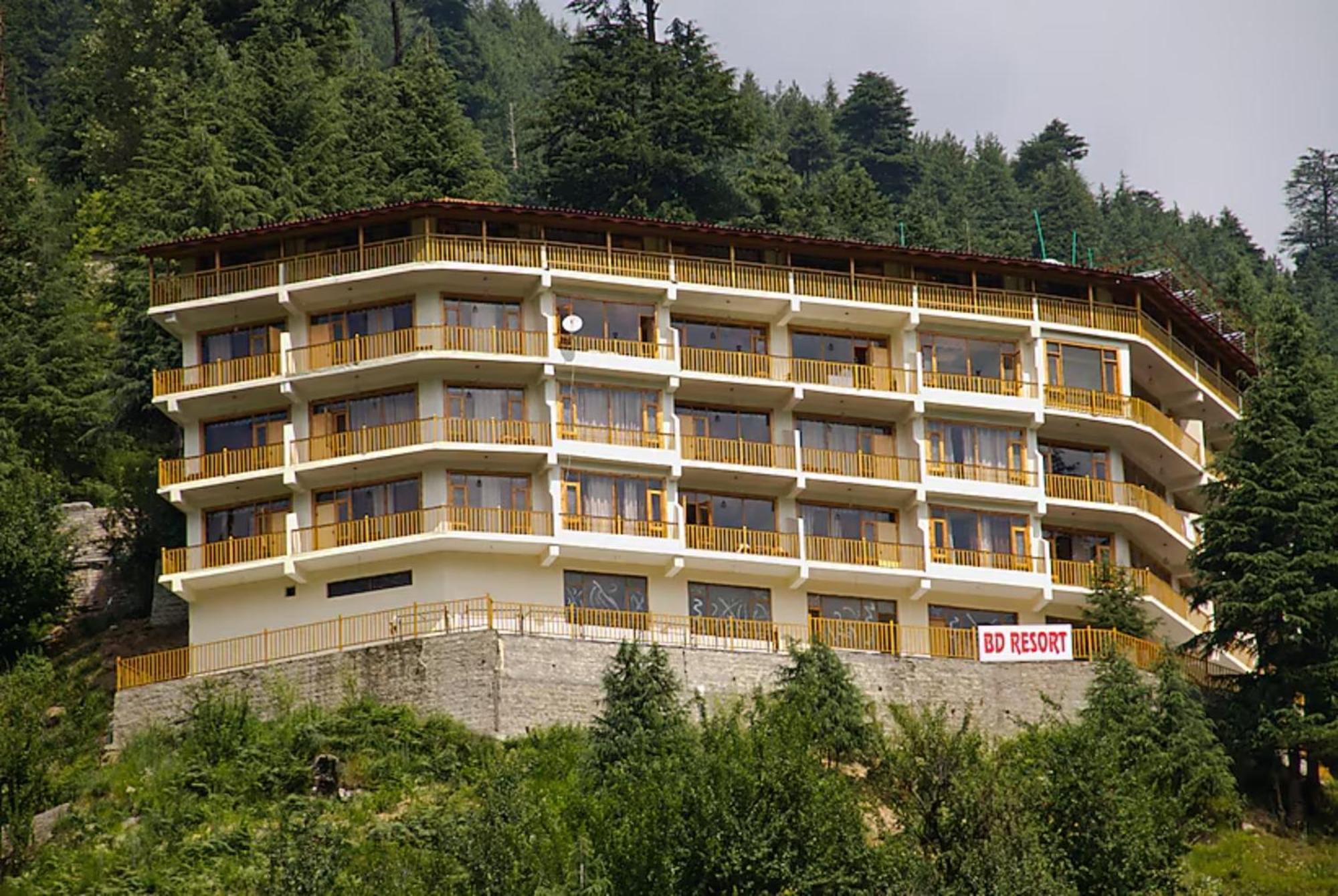 Goroomgo Hotel Bd Resort Manali - Excellent Stay With Family, Parking Facilities Exterior foto